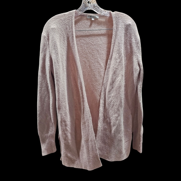 Madewell Women's Walker Cardigan Style J4814 Wool Blend In Pale Pink Size XS - Picture 3 of 7
